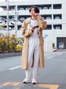 「UNIQLO（ユニクロ）のアイテム（キャップ）」を使った、Tsuguya/KwonSayaさん（メンズ・174cm）の春コーディネート