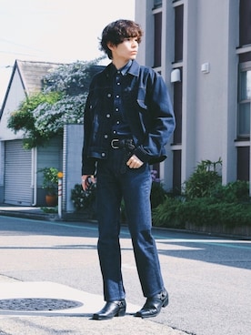 「UNIQLO（ユニクロ）のアイテム（ブルゾン）」を使った、Tsuguya/KwonSayaさん（メンズ・174cm）の春コーディネート