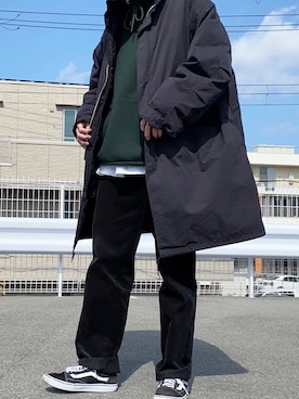 「FREAK'S STORE（フリークスストア）のアイテム（ジャケット/アウター、ブラック系）」を使った、気分屋さん（メンズ）の春コーディネート