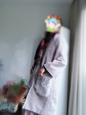 「DISCOAT（ディスコート）のアイテム（その他アウター）」を使った、🌸freeさん（レディース・157cm）の春コーディネート
