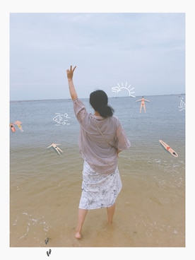 🌸freeさん（レディース・158cm）の夏コーディネート