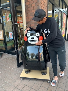 「MSGM（エムエスジーエム）のアイテム（スウェット）」を使った、RYOさん（メンズ・169cm）の夏コーディネート