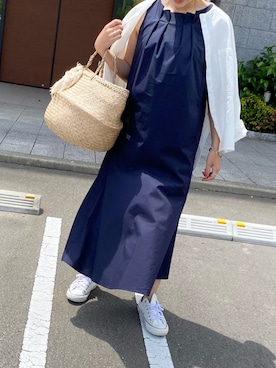 「EUCLAID（エウクレイド）のアイテム（ワンピース/ドレス）」を使った、natsuさん（レディース・160cm）の春コーディネート