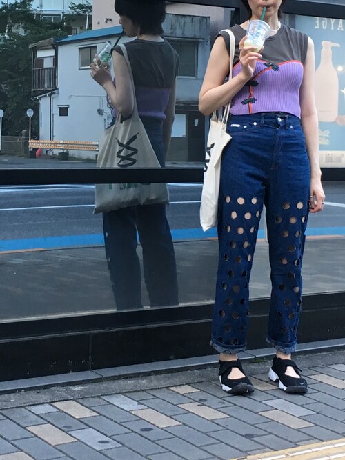 mother（マザー）の「Blue Moon Bustier（チューブトップ）」 - WEAR