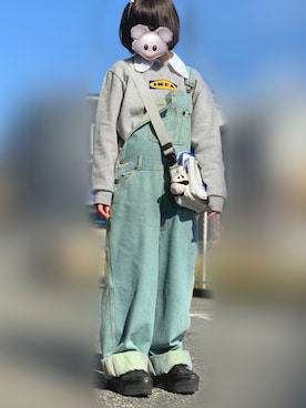 高橋明日香さん（レディース・148cm）の秋コーディネート