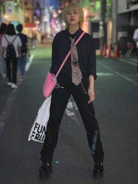 高橋明日香さん（レディース・148cm）の秋コーディネート