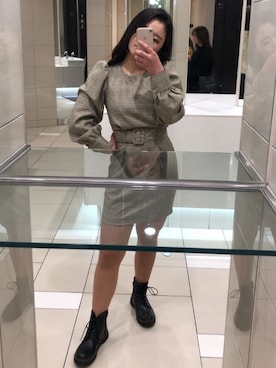 「アイテム（ワンピース/ドレス）」を使った、ctosmnさん（レディース・156cm・10代）の春コーディネート