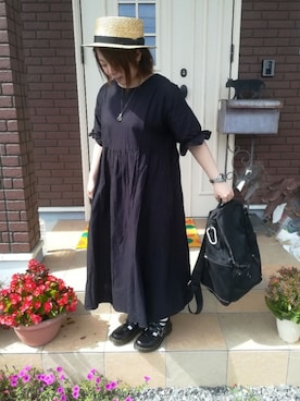 「marimekko（マリメッコ）のRoadie / BUDDY（バックパック/リュック）」を使った、ゆきだるま☆さん（レディース・148cm）の夏コーディネート