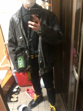 「Guess（ゲス）のアイテム（シャツ/ブラウス）」を使った、りりんりり［U50］さん（メンズ・163cm）の冬コーディネート