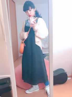 「merry jenny（メリージェニー）のアイテム（その他）」を使った、△▲△▲さん（レディース・148cm）の春コーディネート