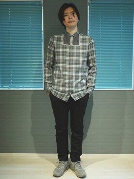 甲斐マイクさん（メンズ・183cm）の秋コーディネート