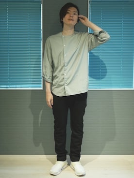 甲斐マイクさん（メンズ・183cm）の秋コーディネート