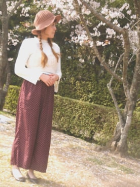 「Marc by Marc Jacobs（マークバイマークジェイコブス）のアイテム（バレエシューズ）」を使った、ももこさん（レディース・158cm）の春コーディネート