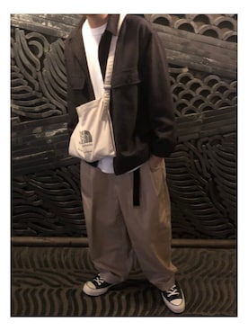 「草津温泉」｜Tatさん（メンズ・170cm）の春コーディネート