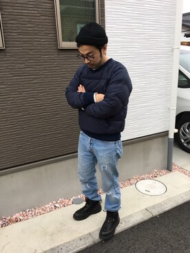 「ロッキーマウンテン」｜「アイテム（ジャケット/アウター）」を使った、kentさん（メンズ・163cm）の冬コーディネート