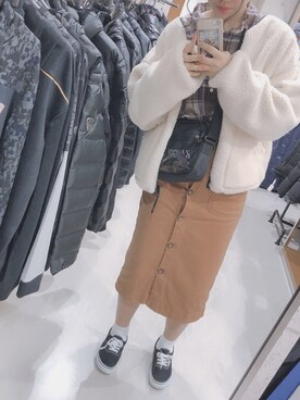 まなかさん（レディース・163cm）の冬コーディネート