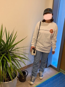 「FILSON（フィルソン）のアイテム（帽子）」を使った、poohさん（レディース・159cm）の春コーディネート