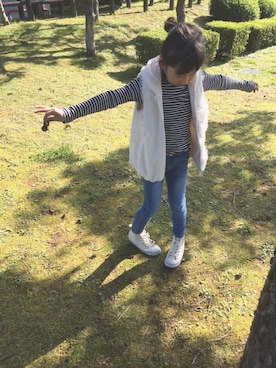 chiemiさん（キッズ・123cm）の秋コーディネート