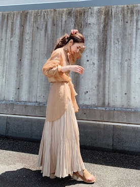 ryoさん（レディース・160cm）の春コーディネート