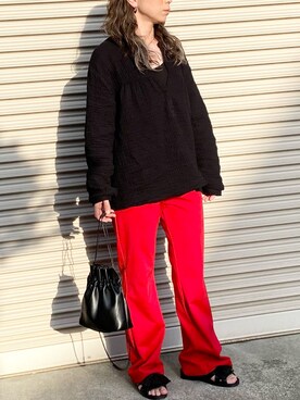 「Cheri（シェリ）のアイテム」を使った、tippyさん（レディース・155cm）の春コーディネート