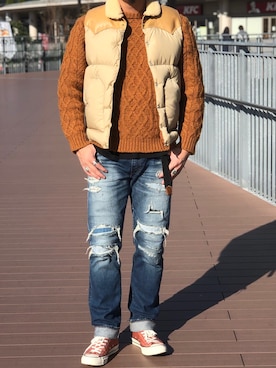 美品 ロッキーマウンテン フェザーベッド ダウンベスト ベージュ やっぱり、ベージュがかっこいい。。。 | andPheb Staff Blog