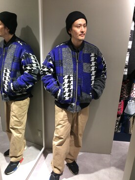 SHINYA KASHIWAGIさん（メンズ・177cm）の冬コーディネート