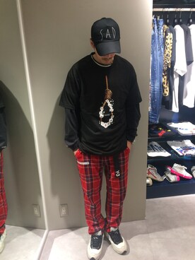 SHINYA KASHIWAGIさん(メンズ・177cm)の夏コーディネート