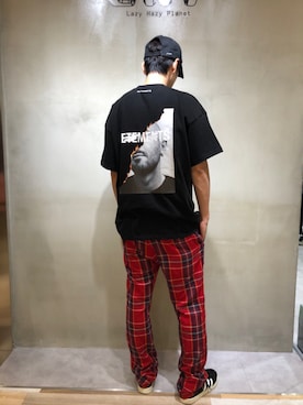 SHINYA KASHIWAGIさん(メンズ・177cm)の夏コーディネート