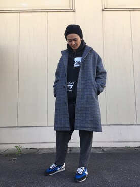 「L.H.P Private Brand（エルエイチピープライベートブランド）のアイテム（ジャケット/アウター）」を使った、SHINYA KASHIWAGIさん（メンズ・177cm）の秋コーディネート