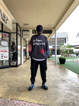 「L.H.P Private Brand（エルエイチピープライベートブランド）のアイテム」を使った、SHINYA KASHIWAGIさん（メンズ・177cm）の春コーディネート