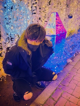 「イージーブースト」｜「アイテム（ジャケット/アウター）」を使った、翔亜さん（メンズ・183cm）の冬コーディネート