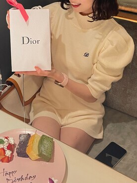 「アイテム（デジタル腕時計、ピンク系）」を使った、kanaさん（レディース・164cm）の春コーディネート