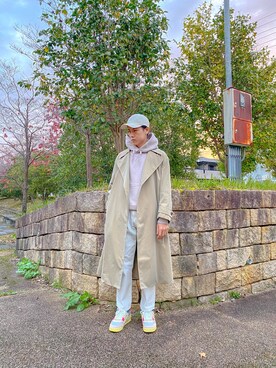 「UNIQLO（ユニクロ）のアイテム（ジャケット/アウター、ベージュ系）」を使った、jikinjangさん（メンズ・177cm）の秋コーディネート