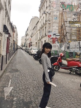 「FLYING TIGERS（フライングタイガー）のアイテム（帽子）」を使った、yukincoさん（レディース・157cm）の夏コーディネート