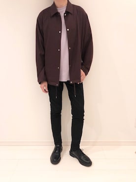 「Dr. Martens（ドクターマーチン）の［UNISEX/ユニセックス］Dr.Martens ドクターマーチン 3EYE GIBSON 1461 MONO 3ホール ギブソン シューズ（ドレスシューズ）」を使った、けんたろーさん（メンズ・176cm）の秋コーディネート