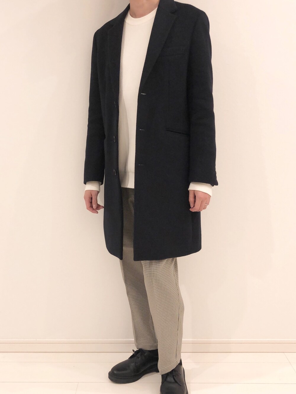 SHIPS JET BLUE メルトンチェスターコート SHIPS JET BLUE（シップスジェットブルー）の「SHIPS JET BLUE