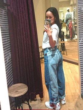 板谷さおりさん(レディース・155cm)の春コーディネート