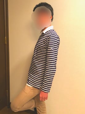 「GRN MARINE WEARのアイテム（Sweatshirt、その他）」を使った、きぬっちさん（メンズ・170cm）の冬コーディネート