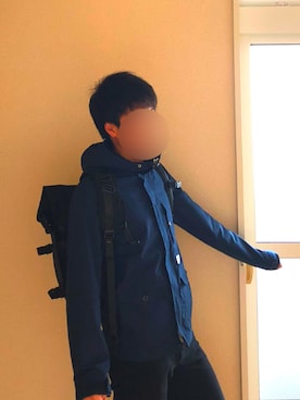 「NANO universe（ナノユニバース）のアイテム（マウンテンパーカー）」を使った、きぬっちさん（メンズ・170cm）の春コーディネート