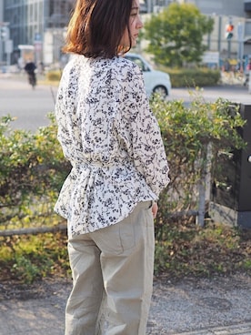 「cepo（セポ）のアイテム」を使った、はたなおさん（レディース・158cm）の春コーディネート