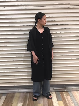 「cepo（セポ）のアイテム」を使った、はたなおさん（レディース・158cm）の夏コーディネート