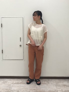 「cepo（セポ）のアイテム」を使った、はたなおさん（レディース・158cm）の夏コーディネート
