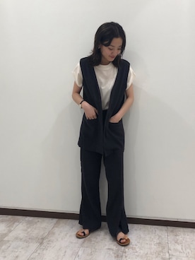 「cepo（セポ）のアイテム」を使った、はたなおさん（レディース・158cm）の夏コーディネート
