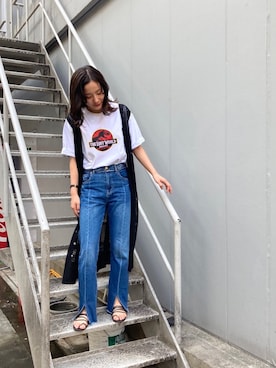 「cepo（セポ）のアイテム（パンツ）」を使った、はたなおさん（レディース・158cm）の夏コーディネート