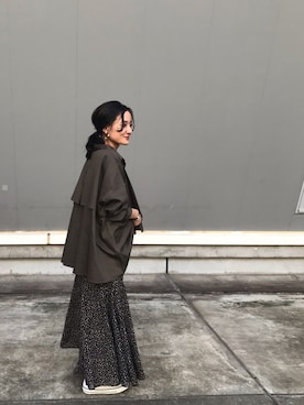 「cepo（セポ）のアイテム」を使った、はたなおさん（レディース・158cm）の秋コーディネート