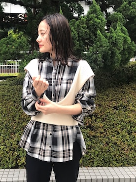 「cepo（セポ）のアイテム」を使った、はたなおさん（レディース・158cm）の秋コーディネート