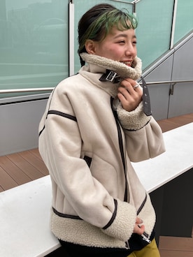 「cepo（セポ）のアイテム」を使った、はたなおさん（レディース・158cm）の冬コーディネート