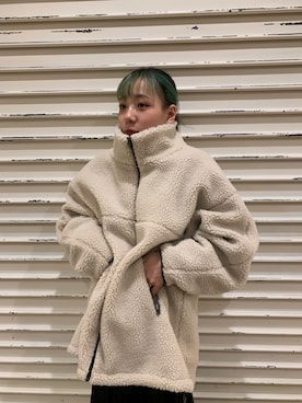 「cepo（セポ）のアイテム（ブルゾン）」を使った、はたなおさん（レディース・158cm）の冬コーディネート