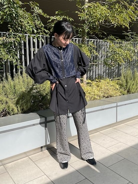 「cepo（セポ）のアイテム（パンツ）」を使った、はたなおさん（レディース・158cm）の冬コーディネート