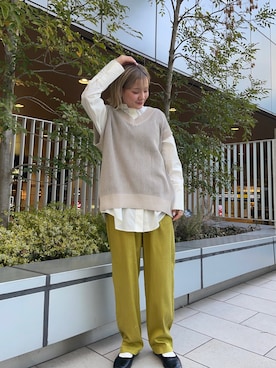 「cepo（セポ）のアイテム」を使った、はたなおさん（レディース・158cm）の春コーディネート